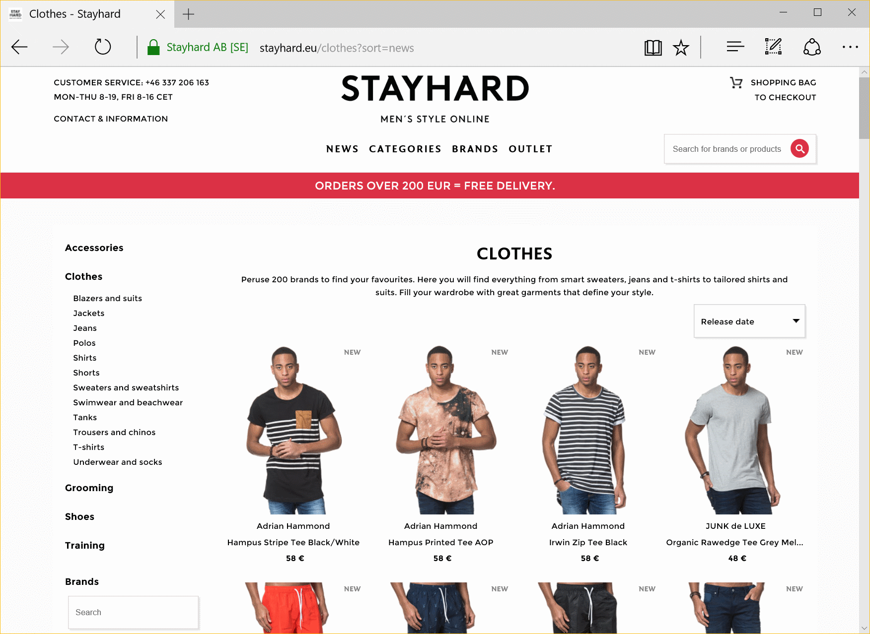 Stayhard Website