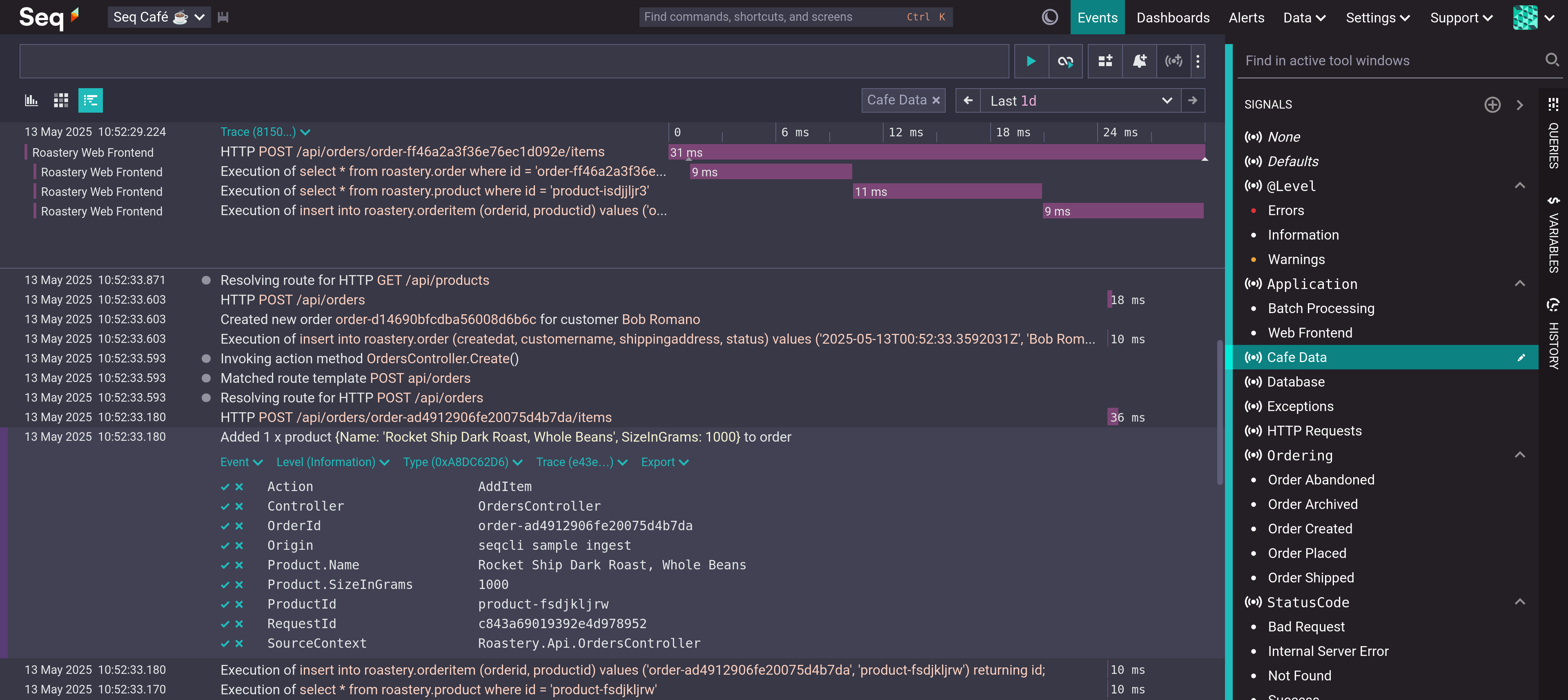 Seq Screenshot